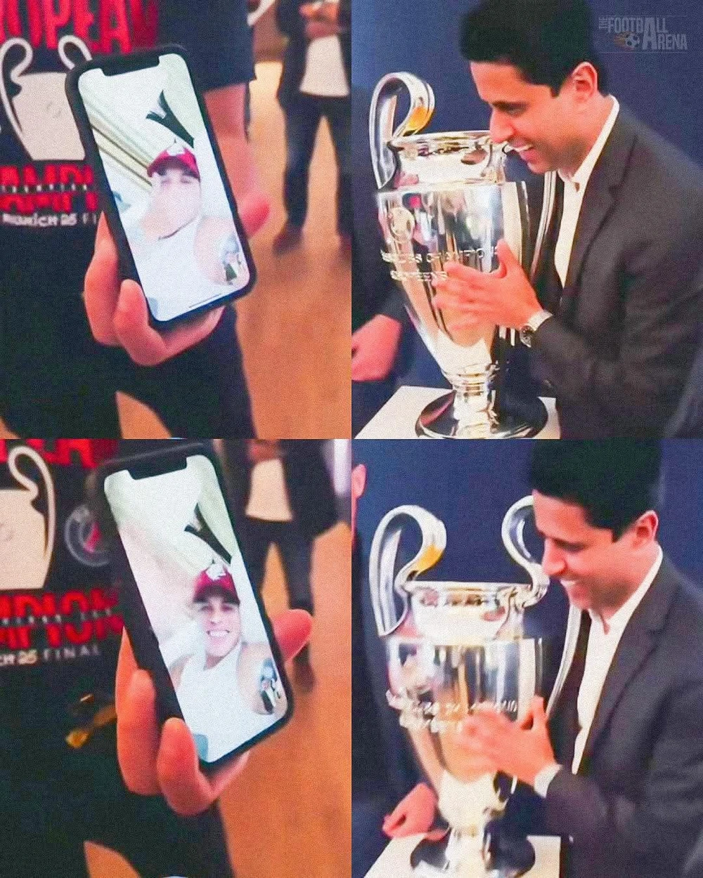 Khoảnh khắc Chủ tịch PSG gọi điện báo tin vui cho cựu đội trưởng khiến người hâm mộ thích thú - Ảnh 1.