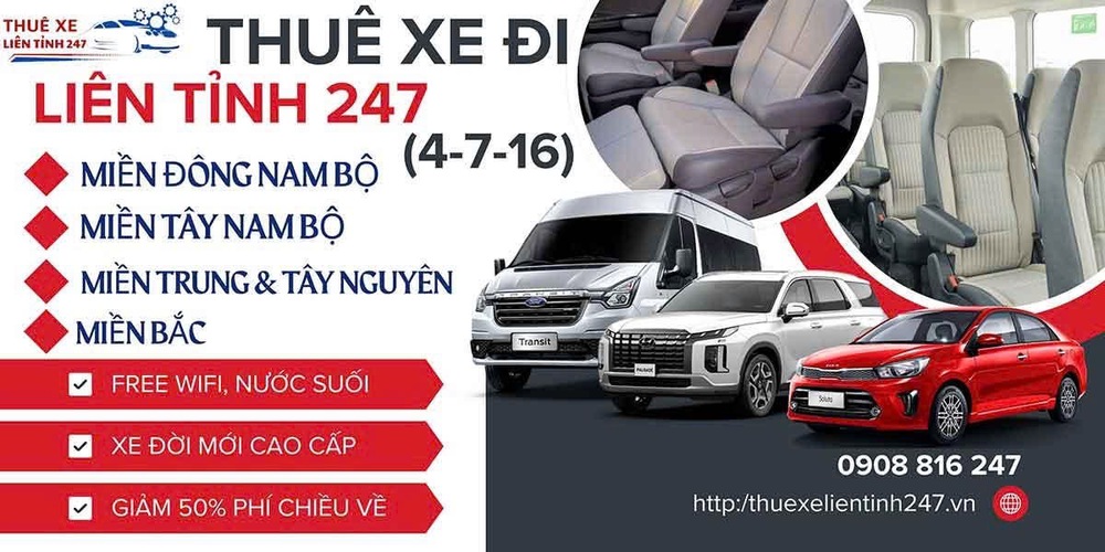 Dịch vụ thuê xe liên tỉnh 247 - Nơi khách hàng tin chọn tại Tp HCM và miền Tây, Đông Nam Bộ - Ảnh 1.