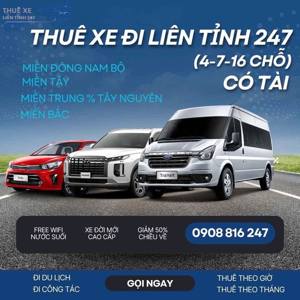 Dịch vụ thuê xe liên tỉnh 247 - Nơi khách hàng tin chọn tại Tp HCM và miền Tây, Đông Nam Bộ - Ảnh 4.