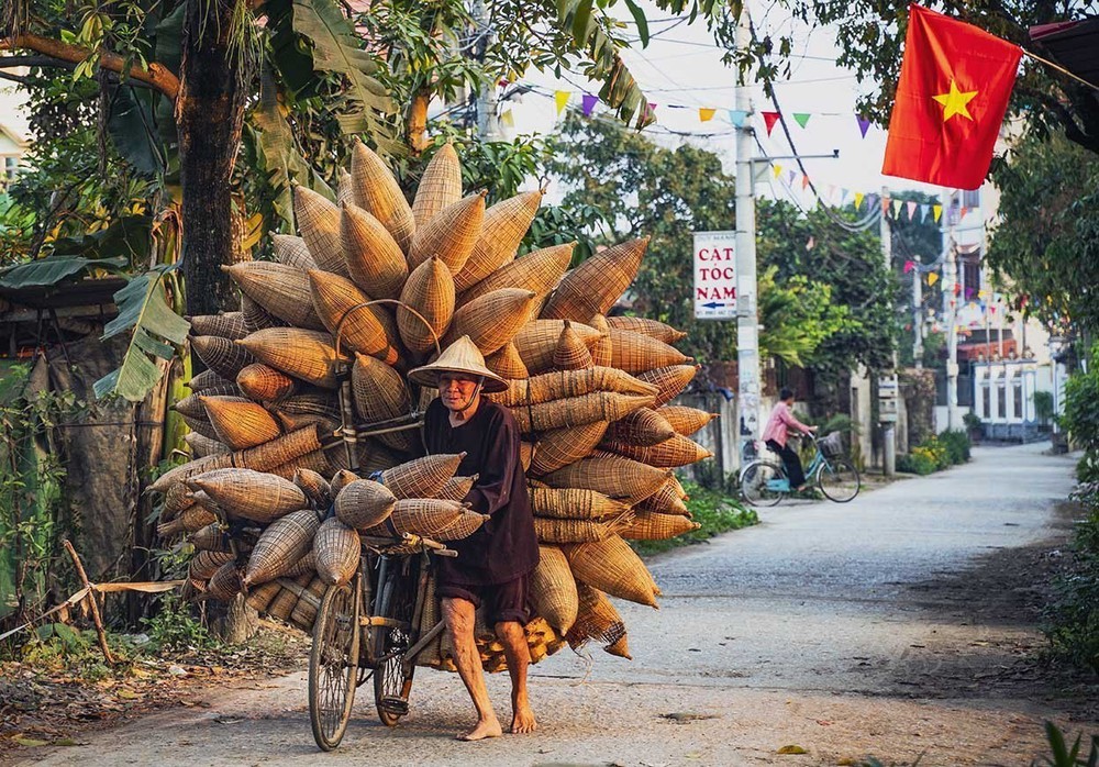 Làng nghề đan đó Thủ Sỹ - nơi lưu giữ nét đẹp hồn quê - Ảnh 1. Làng nghề đan đó Thủ Sỹ - nơi lưu giữ nét đẹp hồn quê - Ảnh 1.