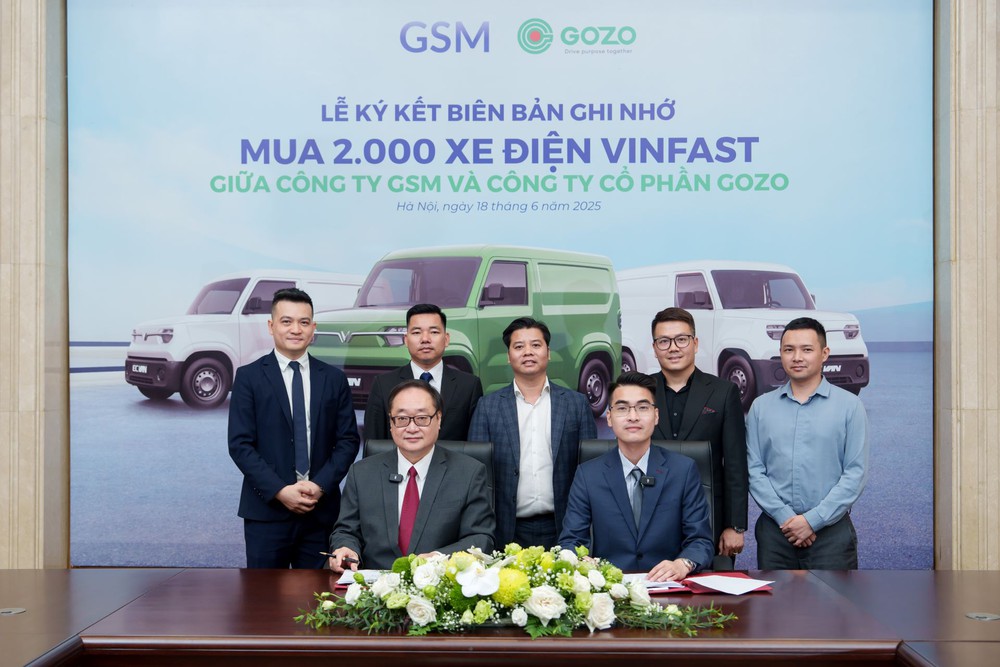 GOZO Express mua 2.000 xe tải điện VinFast EC Van từ Xanh SM - Ảnh 2. GOZO Express mua 2.000 xe tải điện VinFast EC Van từ Xanh SM - Ảnh 2.