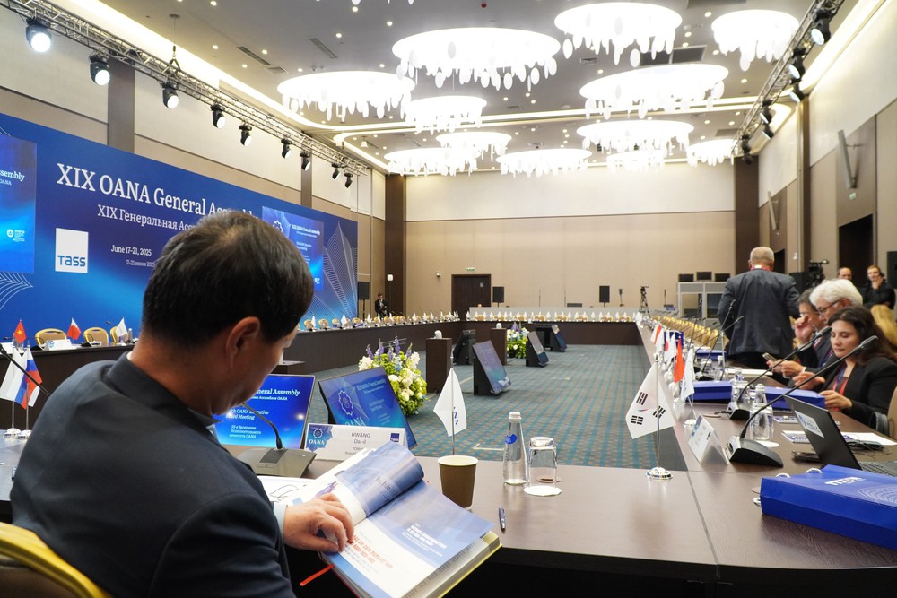 TTXVN tiếp tục được bầu là Uỷ viên Ban chấp hành OANA nhiệm kỳ 2025-2028 - Ảnh 1. TTXVN tiếp tục được bầu là Uỷ viên Ban chấp hành OANA nhiệm kỳ 2025-2028 - Ảnh 1.
