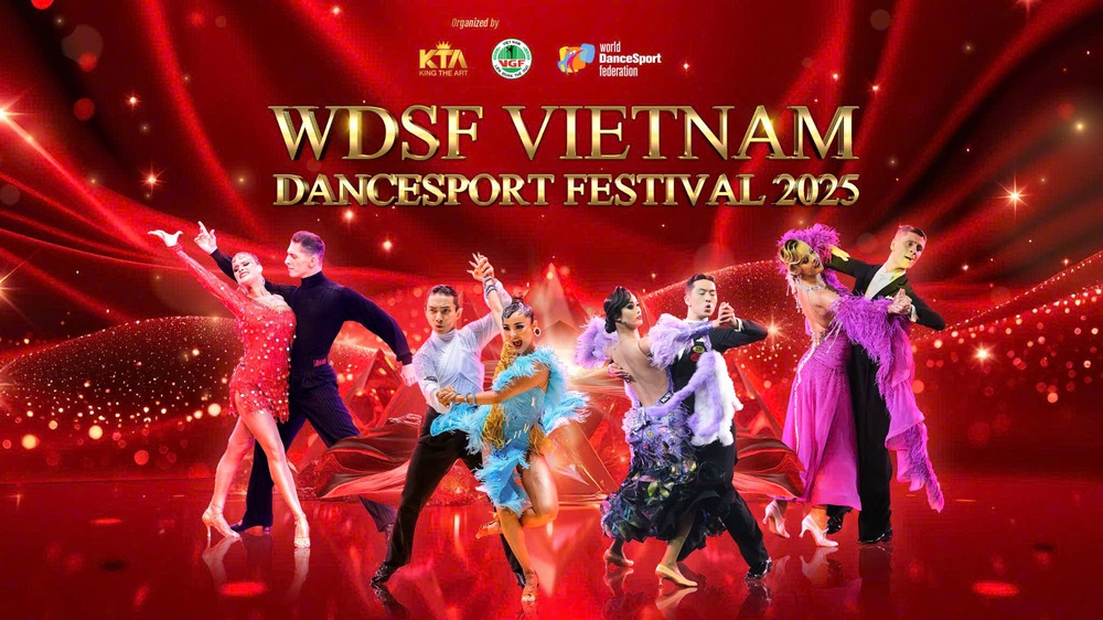 Vietnam Dancesport Festival 2025: Giải khiêu vũ thể thao quốc tế lần đầu tiên được tổ chức tại Việt Nam - Ảnh 1. Vietnam Dancesport Festival 2025: Giải khiêu vũ thể thao quốc tế lần đầu tiên được tổ chức tại Việt Nam - Ảnh 1.
