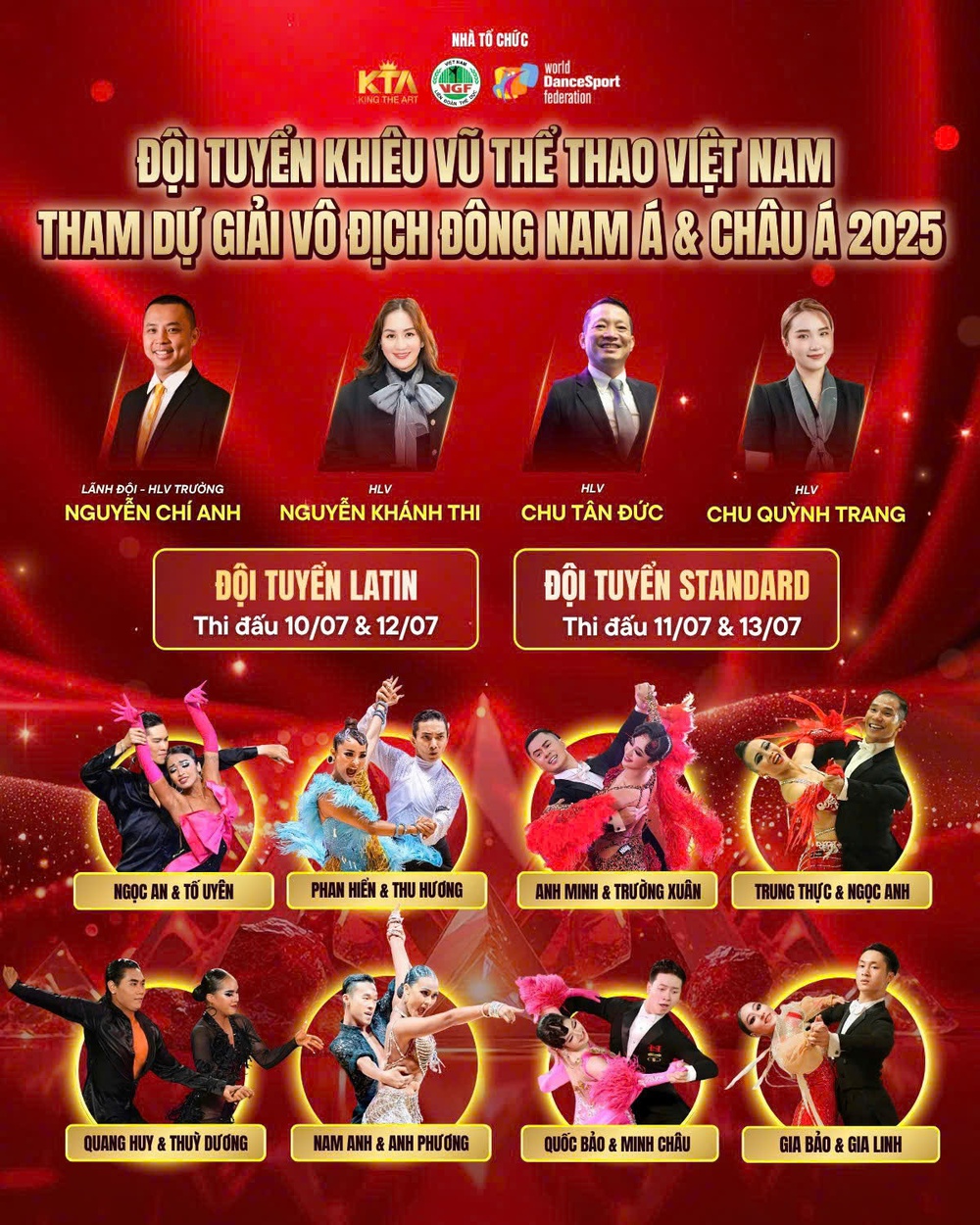 Vietnam Dancesport Festival 2025: Giải khiêu vũ thể thao quốc tế lần đầu tiên được tổ chức tại Việt Nam - Ảnh 2. Vietnam Dancesport Festival 2025: Giải khiêu vũ thể thao quốc tế lần đầu tiên được tổ chức tại Việt Nam - Ảnh 2.