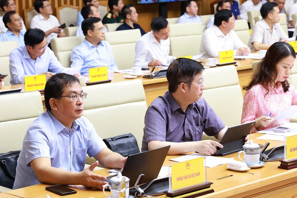 Thủ tướng Phạm Minh Chính chủ trì Hội nghị trực tuyến toàn quốc thúc đẩy thực hiện 3 chương trình quan trọng - Ảnh 6. Thủ tướng Phạm Minh Chính chủ trì Hội nghị trực tuyến toàn quốc thúc đẩy thực hiện 3 chương trình quan trọng - Ảnh 6.