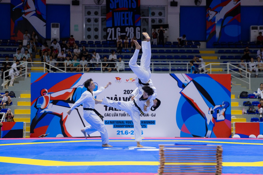 Giải Taekwondo Trẻ Quốc gia hội tụ hơn 1.000 võ sĩ mở màn tại Tuần lễ võ thuật của CJ K FESTA 2025 - Ảnh 1.