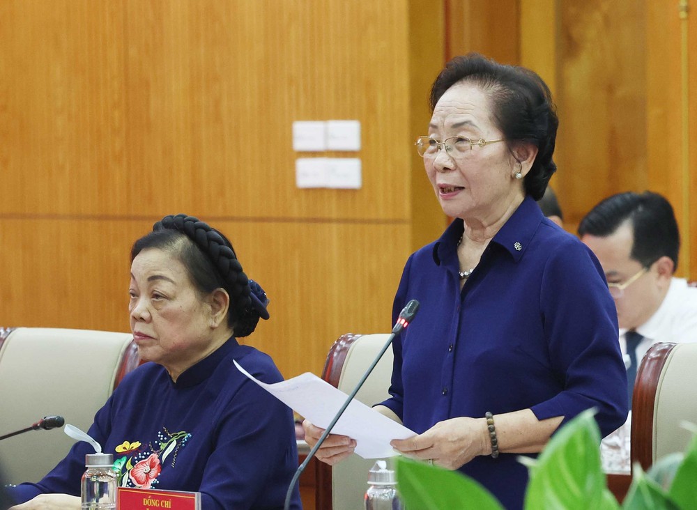 Tổng Bí thư Tô Lâm trao Quyết định về tổ chức Cơ quan Ủy ban Trung ương Mặt trận Tổ quốc Việt Nam - Ảnh 7.