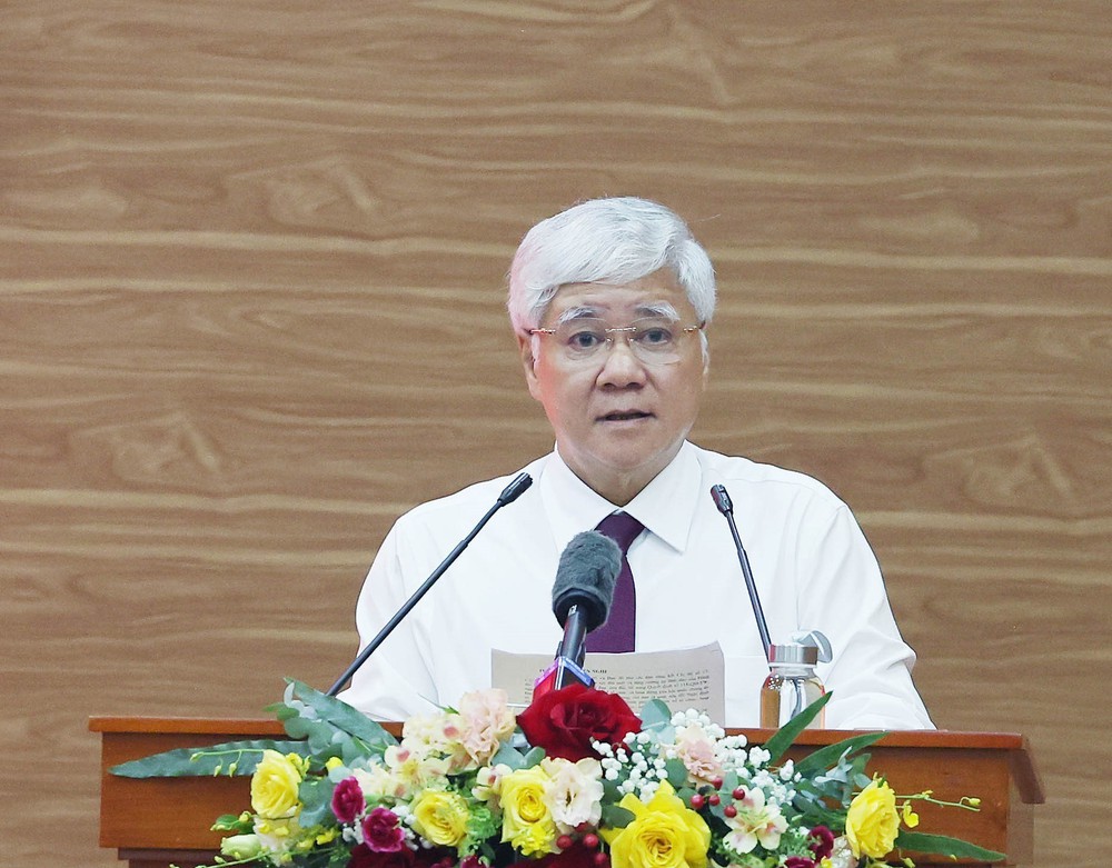 Tổng Bí thư Tô Lâm trao Quyết định về tổ chức Cơ quan Ủy ban Trung ương Mặt trận Tổ quốc Việt Nam - Ảnh 6.