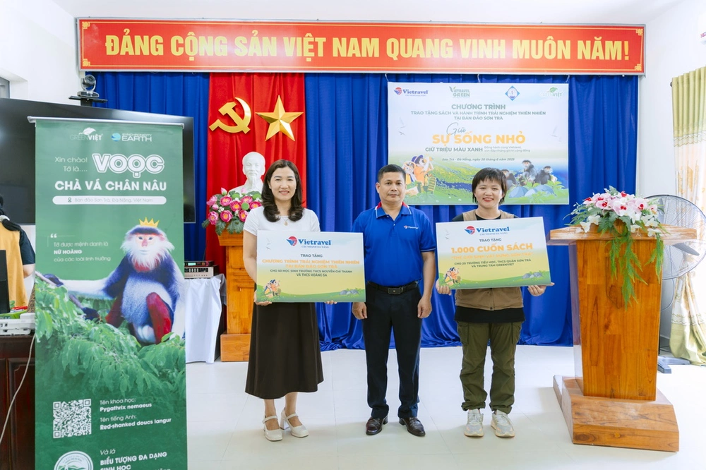 Chung tay bảo vệ Voọc chà vá chân nâu – báu vật Sơn Trà - Ảnh 1.