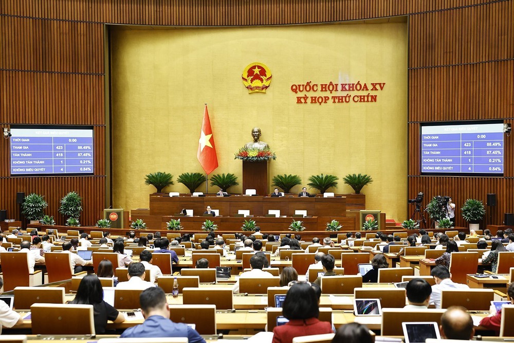 Kỳ họp thứ 9, Quốc hội khóa XV: Thông qua Luật Cán bộ, công chức (sửa đổi) - Ảnh 1.