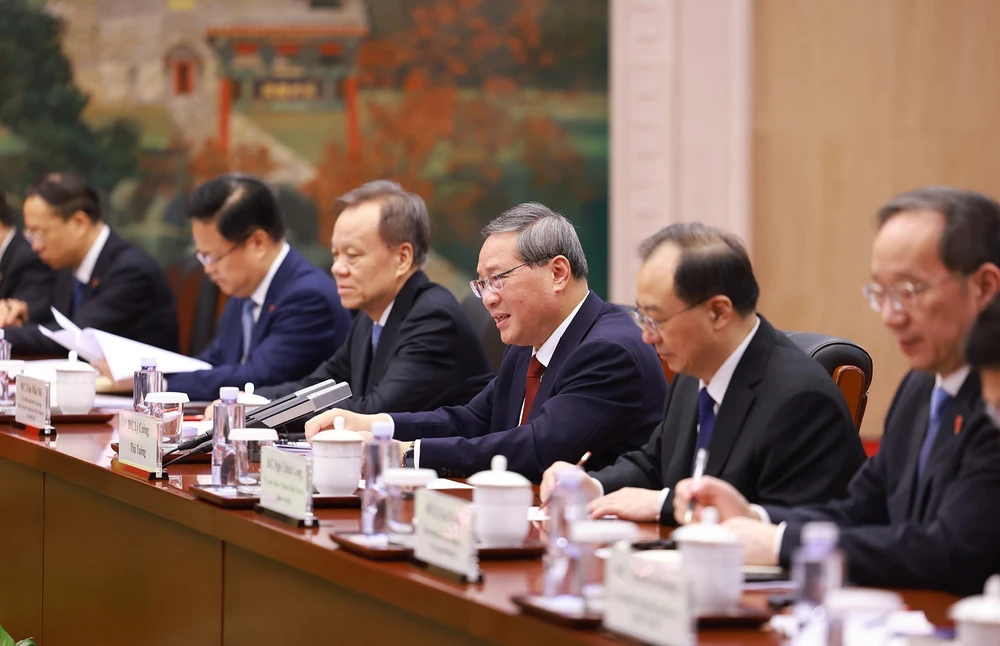 Thủ tướng Chính phủ Phạm Minh Chính hội đàm với Thủ tướng Quốc vụ viện Trung Quốc Lý Cường (bài 2) - Ảnh 6.