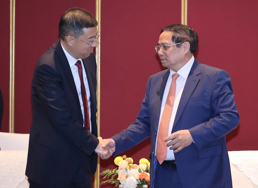 Thủ tướng Phạm Minh Chính làm việc với các tập đoàn lớn của Trung Quốc - Ảnh 1.