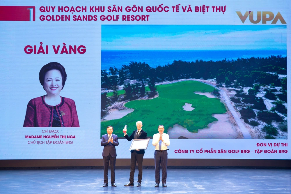 Tác phẩm Quy hoạch tổ hợp sân gôn Golden Sands Golf Resort đạt giải Vàng trong Giải thưởng Quy hoạch đô thị Quốc gia lần thứ IV - Ảnh 1.