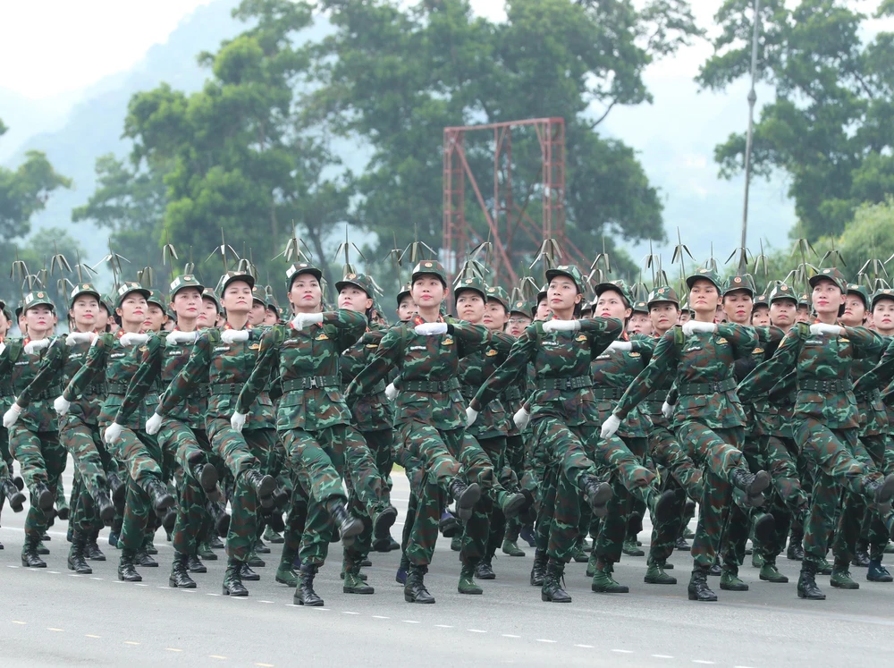 Hợp luyện lần 1 chuẩn bị cho Lễ diễu binh, diễu hành Kỷ niệm 80 năm Quốc khánh - Ảnh 12.