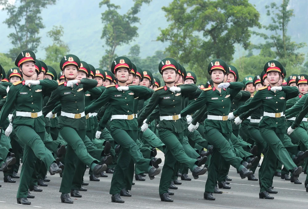 Hợp luyện lần 1 chuẩn bị cho Lễ diễu binh, diễu hành Kỷ niệm 80 năm Quốc khánh - Ảnh 10.
