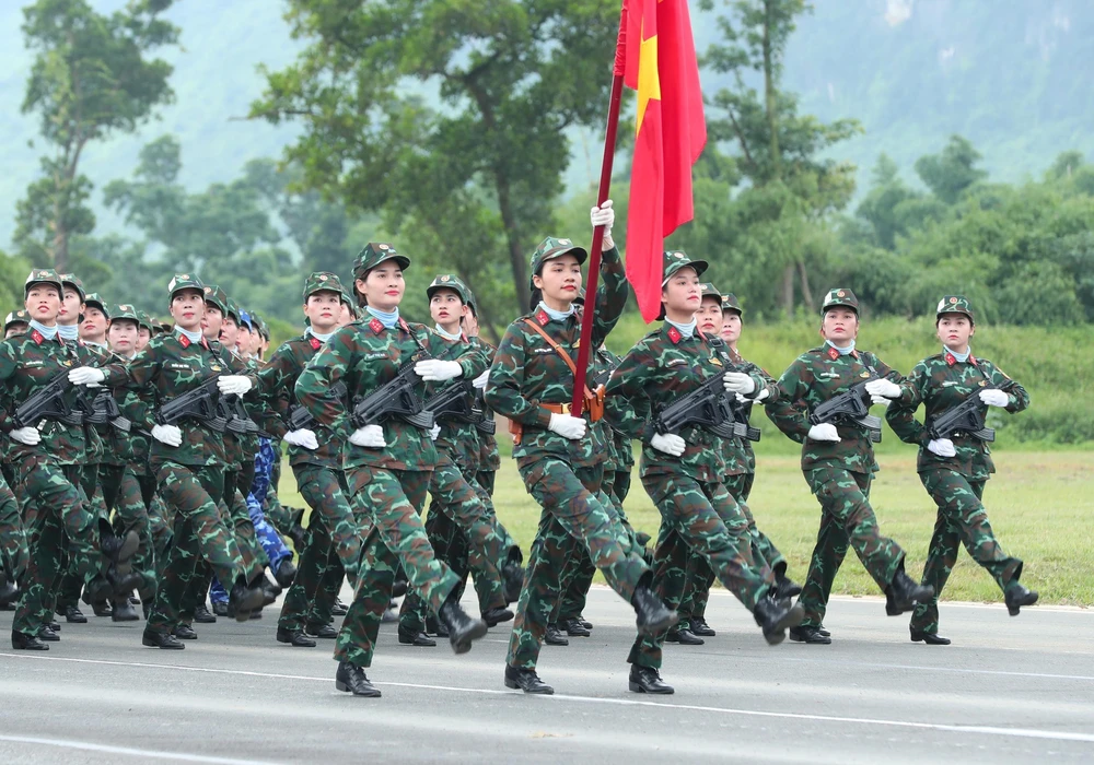 Hợp luyện lần 1 chuẩn bị cho Lễ diễu binh, diễu hành Kỷ niệm 80 năm Quốc khánh - Ảnh 8.