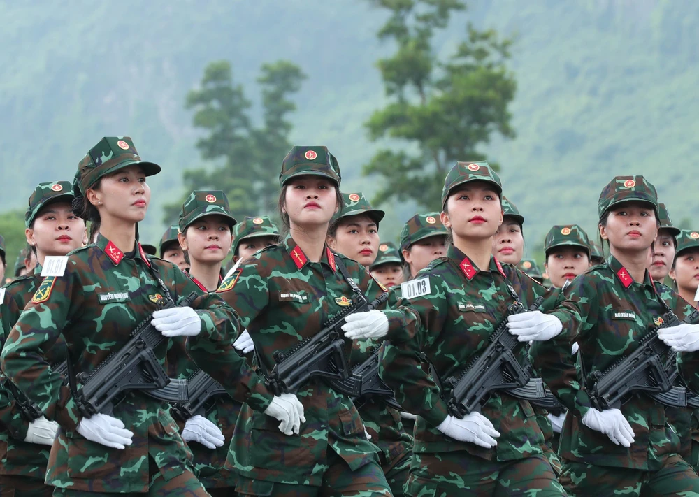 Hợp luyện lần 1 chuẩn bị cho Lễ diễu binh, diễu hành Kỷ niệm 80 năm Quốc khánh - Ảnh 4.