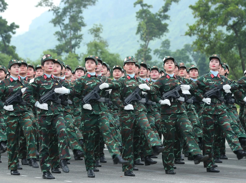 Hợp luyện lần 1 chuẩn bị cho Lễ diễu binh, diễu hành Kỷ niệm 80 năm Quốc khánh - Ảnh 5.