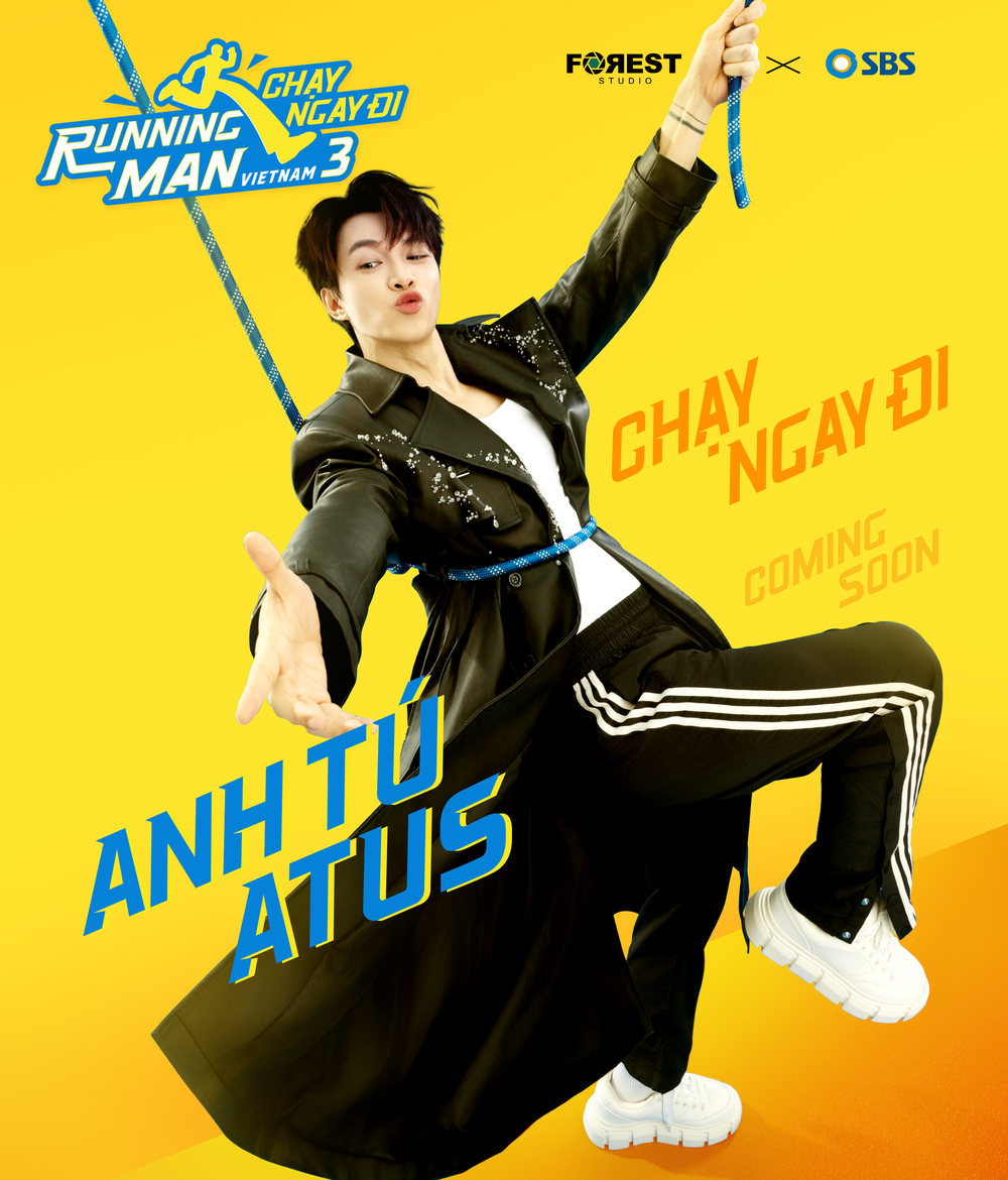 Anh Tú Atus chính thức xuất hiện tại Running Man Vietnam mùa 3  - Ảnh 1.