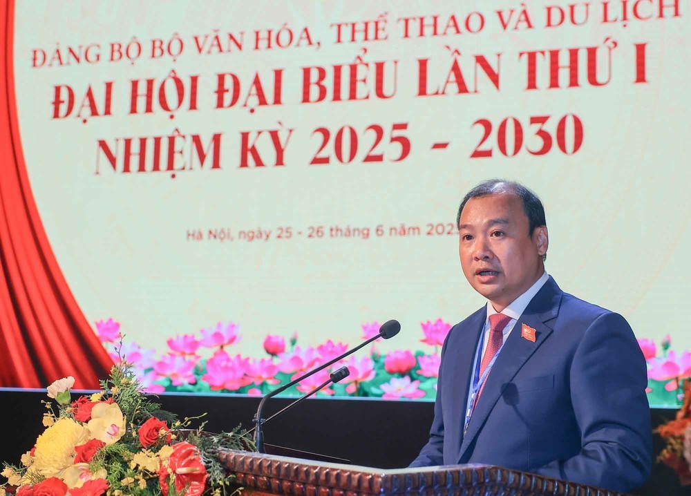 Đại hội đại biểu Đảng bộ Bộ Văn hóa, Thể thao và Du lịch lần thứ I, nhiệm kỳ 2025 - 2030 - Ảnh 9.