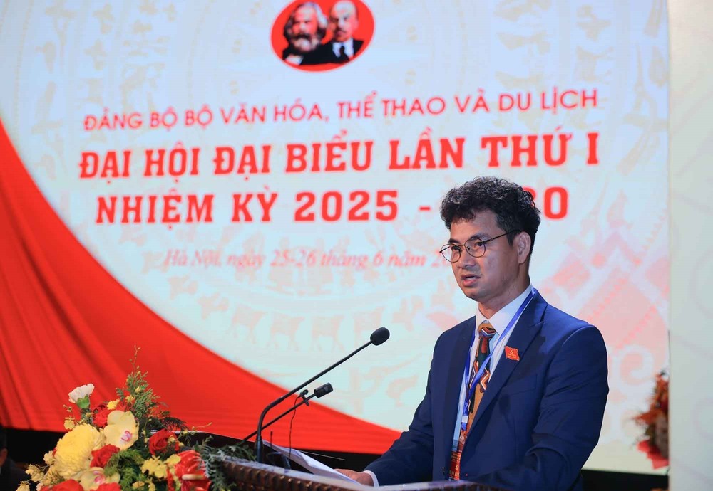 Đại hội đại biểu Đảng bộ Bộ Văn hóa, Thể thao và Du lịch lần thứ I, nhiệm kỳ 2025 - 2030 - Ảnh 14.