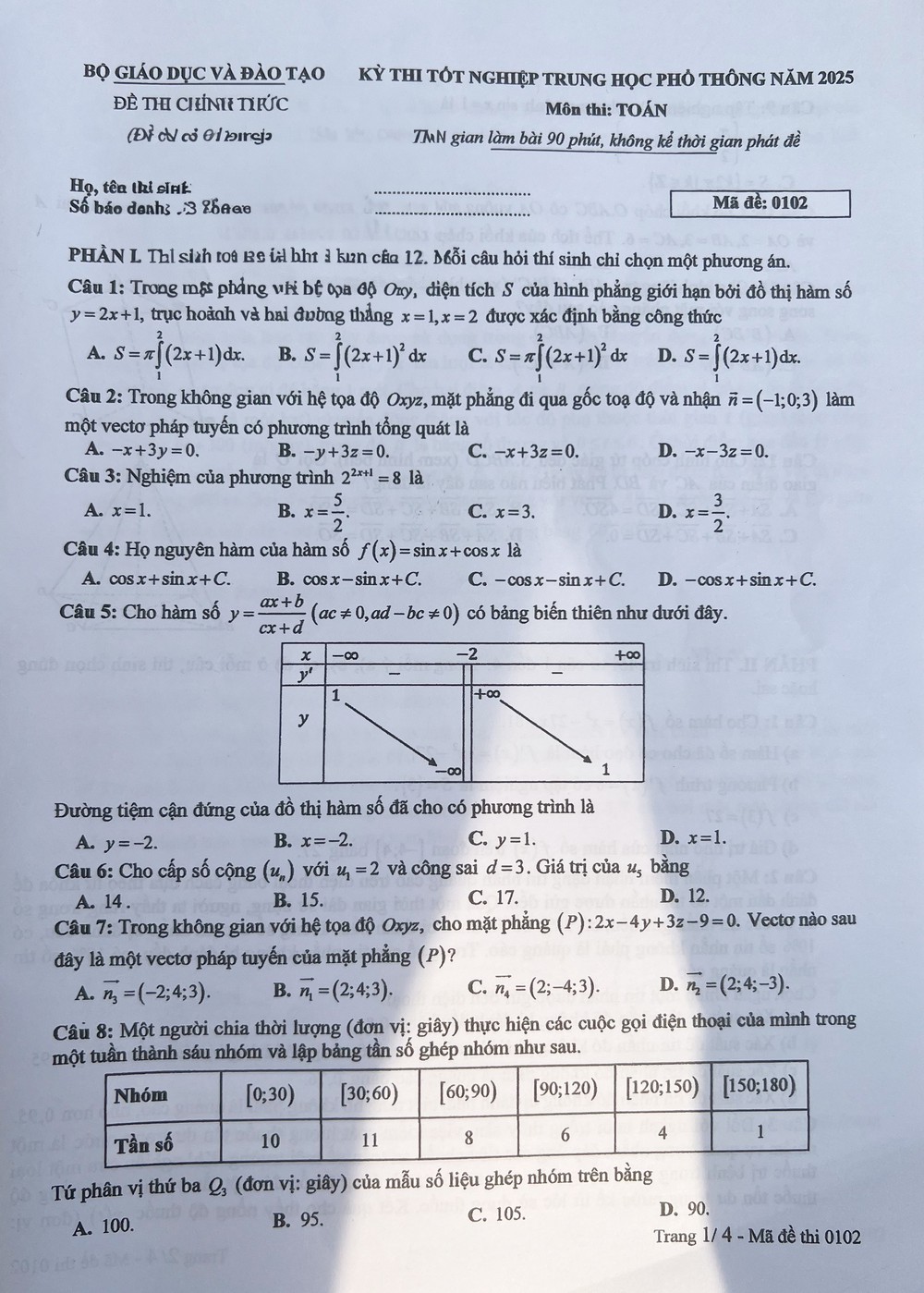 Kỳ thi tốt nghiệp THPT 2025: Môn Toán khó có &quot;mưa&quot; điểm 10 - Ảnh 1.