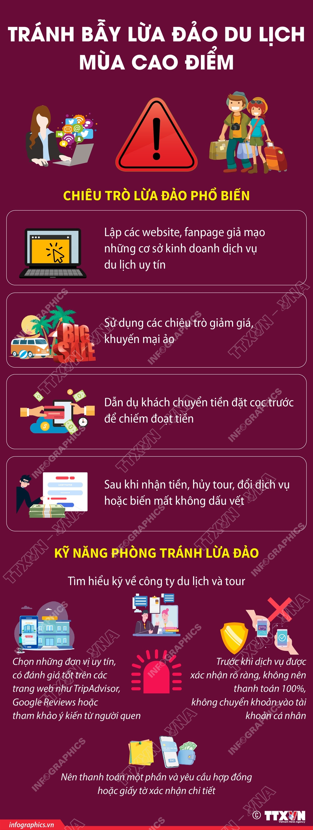 Tránh bẫy lừa đảo du lịch mùa cao điểm - Ảnh 1. Tránh bẫy lừa đảo du lịch mùa cao điểm - Ảnh 1.