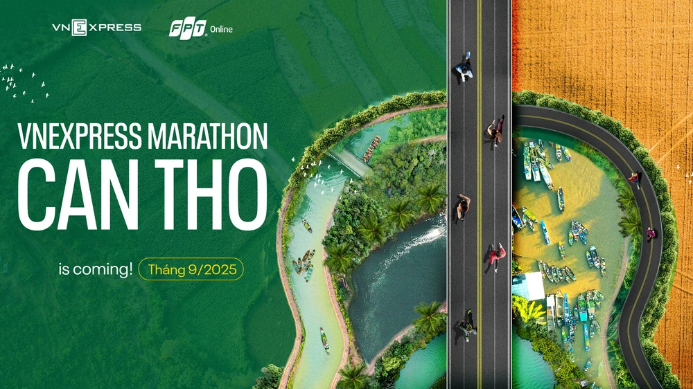 VnExpress Marathon Cần Thơ 2025 chính thức mở đăng ký