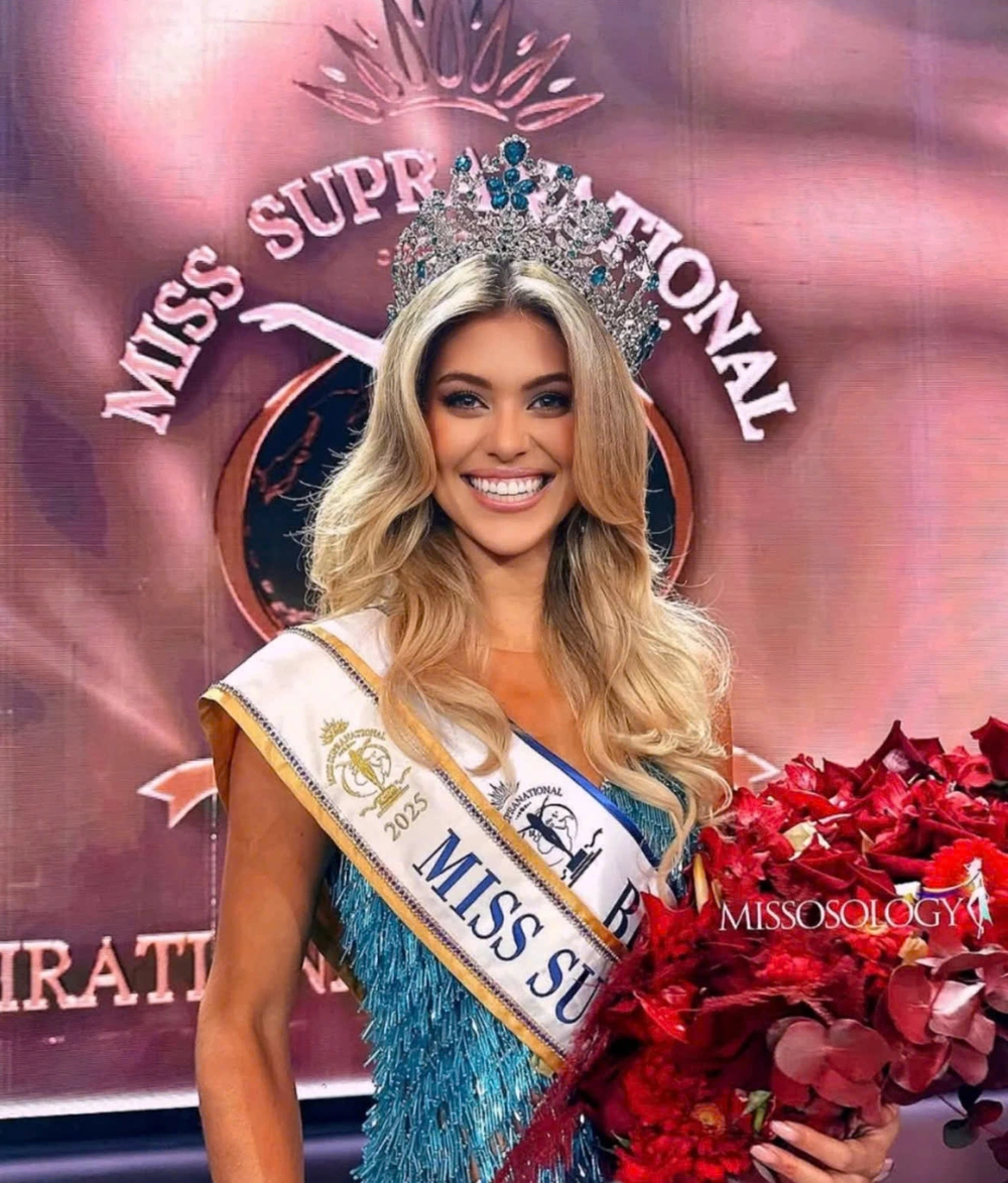 Hoa hậu Brazil đăng quang Miss Supranational 2025 - Ảnh 1.