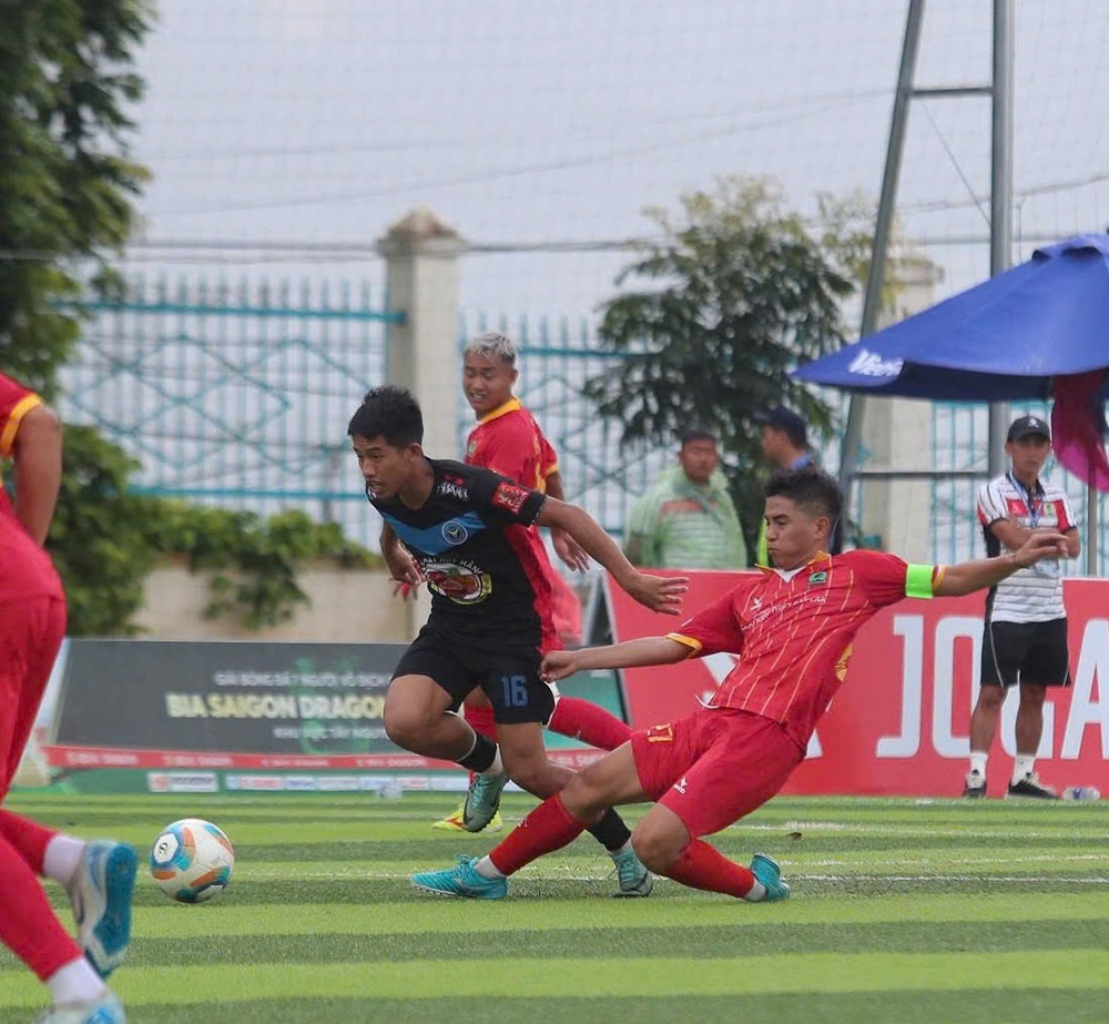 XSKT Đắk Lắk vô địch Giải bóng đá 7 người VĐQG Bia Saigon Dragon Cup 2025 khu vực Tây Nguyên - Ảnh 1.