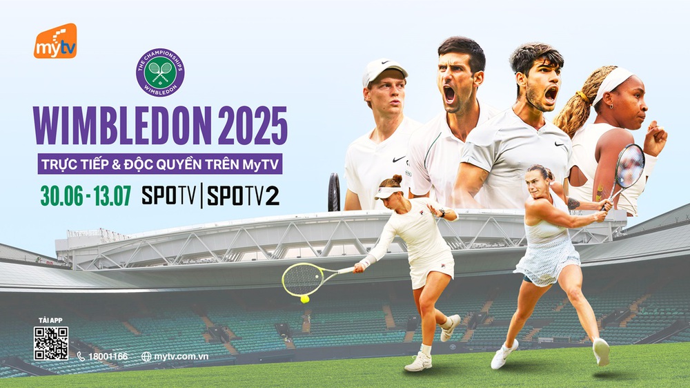 Xem trực tiếp Wimbledon 2025