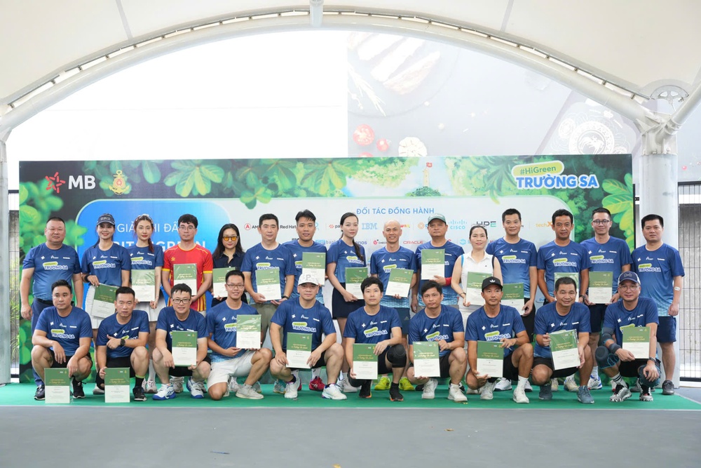 Giải Pickleball thiện nguyện gây quỹ HiGreen “Vì Trường Sa xanh” thu hút cộng đồng công nghệ - Ảnh 1.