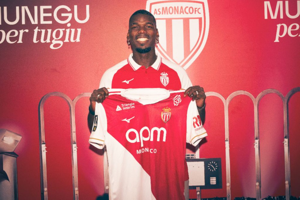 Paul Pogba ký hợp đồng hai năm với Monaco
