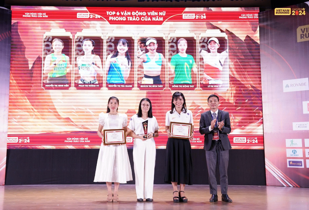 Trà Giang, Anh Quyết được tôn vinh tại Vietnam Running Awards - Ảnh 2.