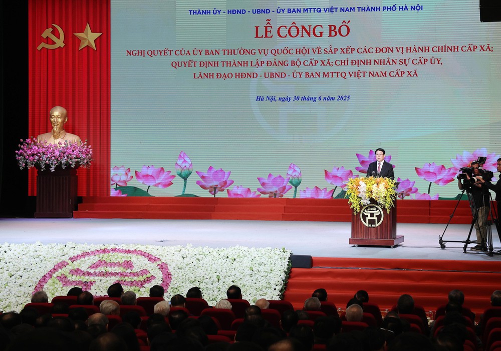 Chủ tịch nước Lương Cường : Mở ra không gian phát triển mới để Hà Nội phát huy tốt hơn nữa vai trò đầu tàu - Ảnh 1.