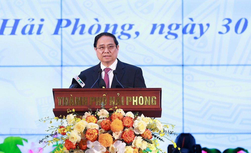 Thủ tướng Phạm Minh Chính: Lễ công bố chính quyền địa phương 2 cấp là sự kiện lịch sử - Ngày hội của non sông - Ảnh 1.