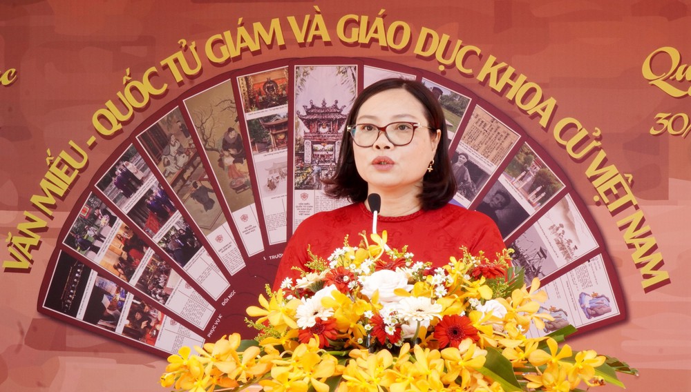 Triển lãm Văn miếu Quốc Tử Giám và Giáo dục - Khoa cử Việt Nam - Ảnh 1.