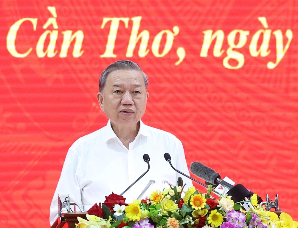 Tổng Bí thư Tô Lâm: Cần Thơ sau hợp nhất phải chủ động xác lập các đột phá chiến lược - Ảnh 1.