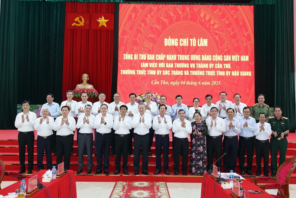Tổng Bí thư Tô Lâm: Cần Thơ sau hợp nhất phải chủ động xác lập các đột phá chiến lược - Ảnh 4.