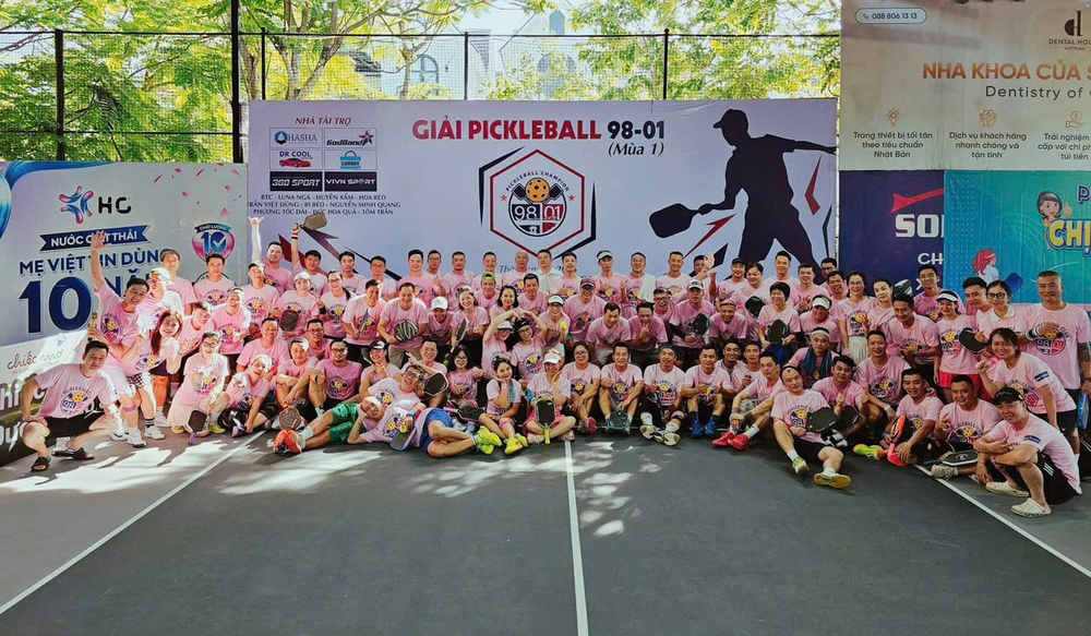 Giải Pickleball của cộng đồng niên khoá 98-01 lần thứ nhất - Ảnh 1.