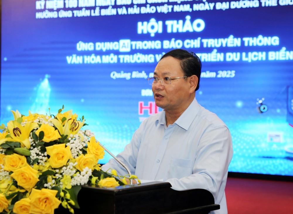 Ứng dụng AI trong báo chí truyền thông văn hóa môi trường và phát triển du lịch biển - Ảnh 1.