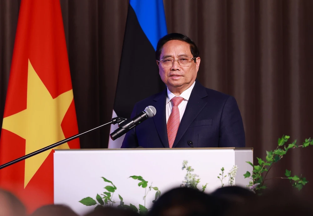 Thủ tướng Phạm Minh Chính: Việt Nam và Estonia nên là cầu nối thúc đẩy hợp tác với cả khu vực - Ảnh 1. Thủ tướng Phạm Minh Chính: Việt Nam và Estonia nên là cầu nối thúc đẩy hợp tác với cả khu vực - Ảnh 1.