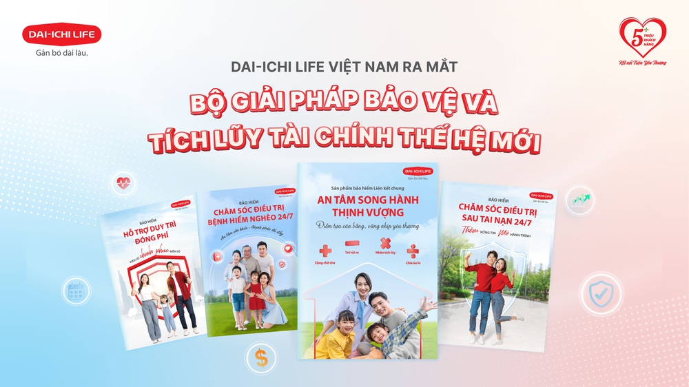 Dai-ichi Life Việt Nam ra mắt bộ giải pháp bảo vệ và tích lũy tài chính thế hệ mới - Ảnh 1.