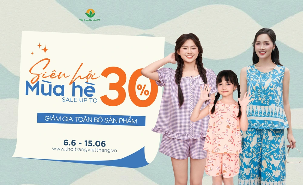 Thời trang Việt Thắng khuyến mãi &quot;Siêu hội mùa hè&quot; bùng nổ toàn hệ thống - Ảnh 2.