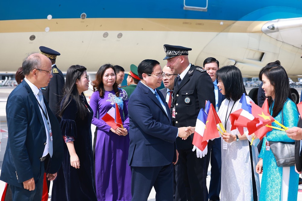 Thủ tướng Phạm Minh Chính tới Nice, bắt đầu chuyến công tác tại Cộng hoà Pháp - Ảnh 5.