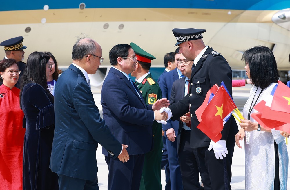 Thủ tướng Phạm Minh Chính tới Nice, bắt đầu chuyến công tác tại Cộng hoà Pháp - Ảnh 3.
