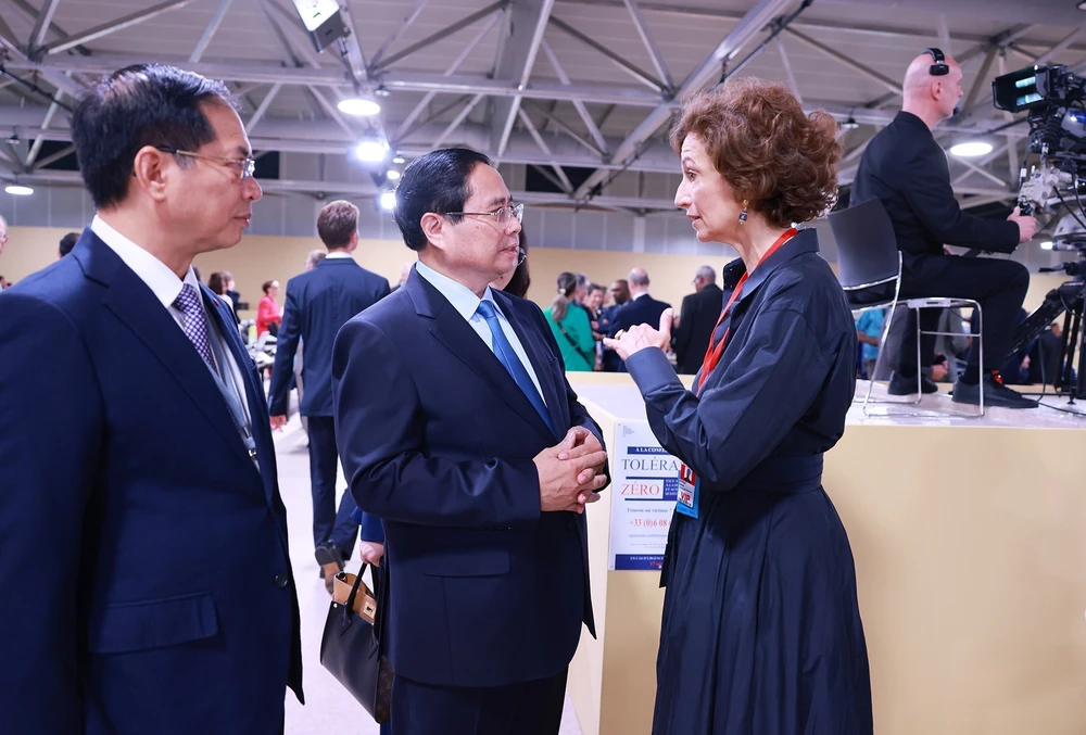 Thủ tướng Phạm Minh Chính đề nghị UNESCO tiếp tục ủng hộ các hồ sơ di sản của Việt Nam - Ảnh 1. Thủ tướng Phạm Minh Chính đề nghị UNESCO tiếp tục ủng hộ các hồ sơ di sản của Việt Nam - Ảnh 1.