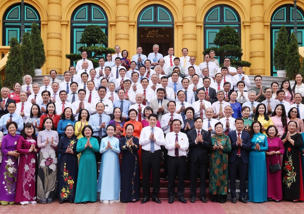 Chủ tịch nước gặp mặt đại biểu khuyến học tiêu biểu toàn quốc - Ảnh 5.
