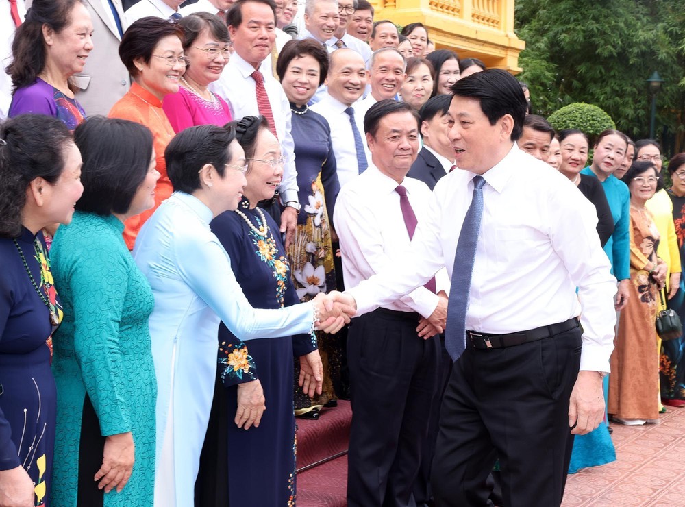 Chủ tịch nước gặp mặt đại biểu khuyến học tiêu biểu toàn quốc - Ảnh 3.