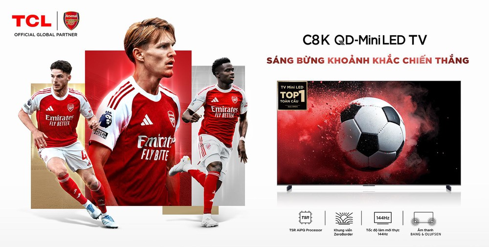 Thổi bùng đam mê bóng đá ngay tại gia với TV C8K - Ảnh 1.